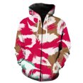 thumbnail image 1 of Sudadera con capucha y cremallera con textura de piel de animal para hombre y adolescente, con estampado 3D de hip hop, unisex, divertida, de manga larga, estilo Harajuku, para primavera y otoño, 1 of 6