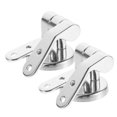 thumbnail image 7 of Toyvian 1Set Toilet Seat Hinge Replacement Parts Silver Stainless Steel Adjustable, 7 of 7