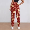 thumbnail image 3 of Women's Sweatpants, Golden Squirrels Holiday Baggy Sweatpants Joggers for Women, Fall Outfits for Women 2024 Lounge Yoga Athletic Workout Pants with Pockets, 3 of 7