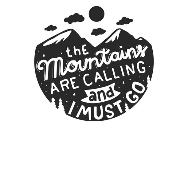 The Mountains Are Calling Notizbuch Din A5 Blanko 1 Seiten Fi R Bergliebe Wanderer Berge Gebirge Berg Wandern Geschenkidee Geschenk Geburtstag Weihnachten Reise Journal Organizer Schreibheft Planer ebuch Notizheft Notizblock Walmart Com