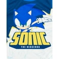 thumbnail image 3 of SEGA Sonic The Hedgehog Big Boys Mesh Athletic Tank Top Shorts Outfit Set White / Blue 18-20, 3 of 5