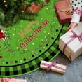 Christmas Tree Skirt 35 Inch, Merry Grinchmas Tree Skirt, Grinch