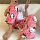 thumbnail image 3 of Pijamas Kawaii Sanrio de Hello Kitty, pantalones de casa informales de lana de franela de Anime negro, pantalones de casa informales de dibujos animados blancos, pantalones de moda de otoño, regalo de, 3 of 4