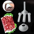 thumbnail image 3 of ENJOYW Meat Grinder Handmade Stuffing Tube Sausage Maker Stuffer Plastic Funnel Tool Meat Grinder Tube + Funnel, 3 of 5