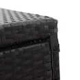 thumbnail image 7 of Prime Garden 60 Gallon Wicker Patio Deck Boxes with Lid, Outdoor Cushion Storage Box, Black, 7 of 7