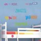 thumbnail image 4 of Calcomanía de pared con letras inspiradoras coloridas: eres más valiente de lo que crees, más fuerte de lo que pareces, más inteligente de lo que crees, cita positiva St, 4 of 5