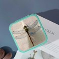 thumbnail image 4 of Autua Dragonfly Theme Travel Jewelry Box for Necklace, Ring, Earring Organization, Compact Size with Multiple Storage Spaces Green, 4 of 5