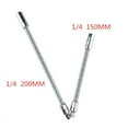 thumbnail image 1 of Lefu 1/4'' 3/8'' 1/2'' Drive Flexible Socket Extension Bar Tools Length Flexi, 1 of 9