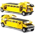 thumbnail image 3 of Alloy+ABS+Rubber 1:32 Model Car Kids Toy Metal Diecast Car Limousine Model for Hummer, 3 of 5