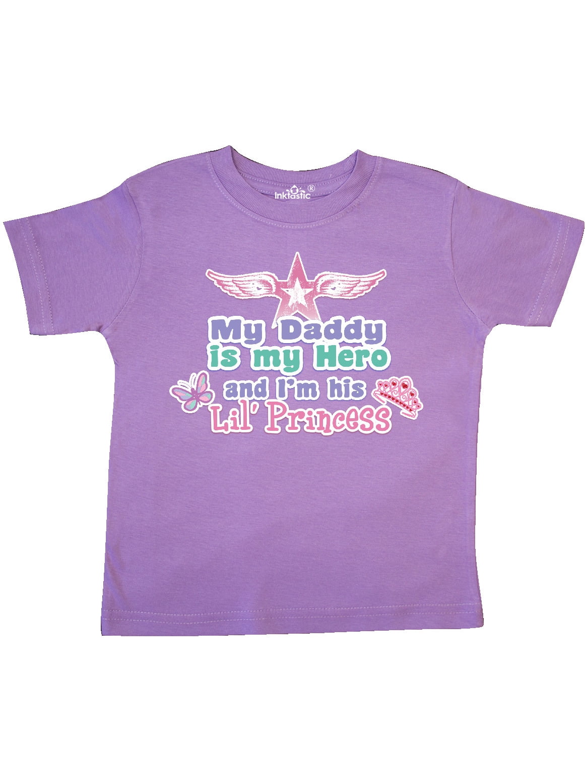 inktastic Heros Lil Princess Wings Toddler T-Shirt