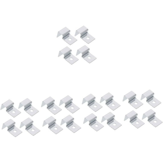 20 Pcs Support Frame Acrylic Aquarium Glass Holder Rimless Aquarium Fish Tanks Aquarium Cover Holder Support Aquarium Lid Clamps Fish Tank Lid Support Aquarium Supply Aquarium