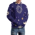thumbnail image 5 of Seamless Celestial Pattern with Sun, Moon, Stars 3d Sweatshirts Hoodie Fashion Casual Personality Men's Women Street Hoodie Pullovers Long Sleeve Comfortable Top, 5 of 6