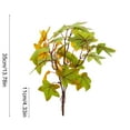 thumbnail image 3 of Moocorvic Fall Maple Leaves Stem Artificial Autumn Branches Fake Leaf Bouquet Plants for Home Vase Thanksgiving Table Centerpieces Harvest Floral Arrangement, 3 of 7