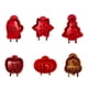 thumbnail image 1 of Inteprter Moldes para mini tartas fáciles de hornear, hechos de plástico ABS seguro, para fiestas, tartas de manzana, mini moldes de manzana. Cocina y Comedor 6 piezas, 1 of 6