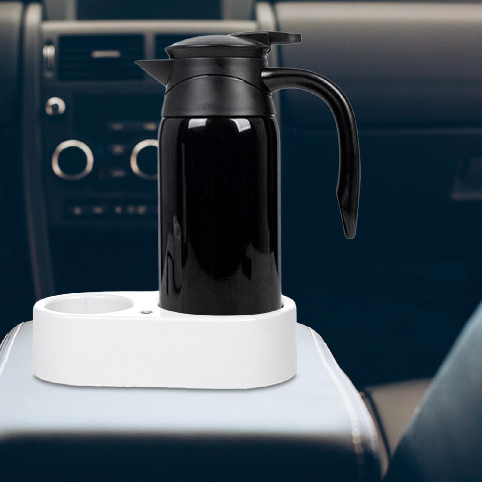 Wzmzjy 12V 24V 800ml Car Kettle Electric Kettle Stainless Steel Multi-Purpose Portable Black Kettle