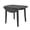 Black, variant on Drop Leaf Dining Table, Legahome 42" Extendable Round Kitchen Table for 4, Solid Wood Folding Dining Table, Dining Room Table Dinner Table for Kitchen, Breakfast Nook, Brown (Only Table)