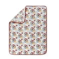 thumbnail image 4 of Bluey Santa Bow, Kids Christmas Silk Touch Throw Blanket and Matching Santa Hat, White, 40" x 50", 4 of 10