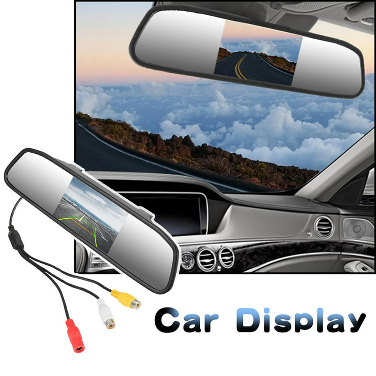 5In Lcd Car Rear View Backup Camera NightVision Mirror Dash Cam