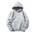 thumbnail image 4 of 7-8 Years Child Girls Sweatshirt Hooded Pullover Boys And Girls Sweatshirt Winter School Hoodie Sports Hoodie Grey Hoodie, 4 of 5