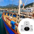 thumbnail image 3 of Baohd Boat Hand Rail Stanchion Base Rectangle Simple Installation Bases Wide Application Mount Accessories Fitting Yacht, 3 of 6