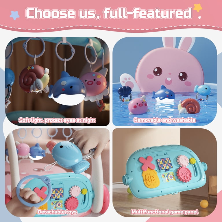 JoyStone 4-in-1 Baby Gym Play Mat & Learning Walker photo 3