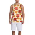 thumbnail image 4 of Easygdp Dinosaur Basketball Player Men's Mesh Basketball Jersey Quick Drying Sleeveless Shirts Fitted Muscle Tank Tops Sport Round Neck T-Shirt - 3X-Large, 4 of 9