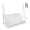 White, variant on Fortune Candy 3-Seater Wooden Porch Swing with Hanging Chains, Heavy Duty 880 lbs, Black