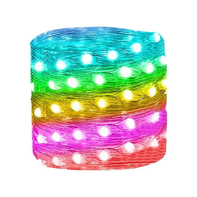 TOWED22 Wire Light WiFi Controlled Colorful String Lights For Christmas Festival Party Decoration,Camouflage