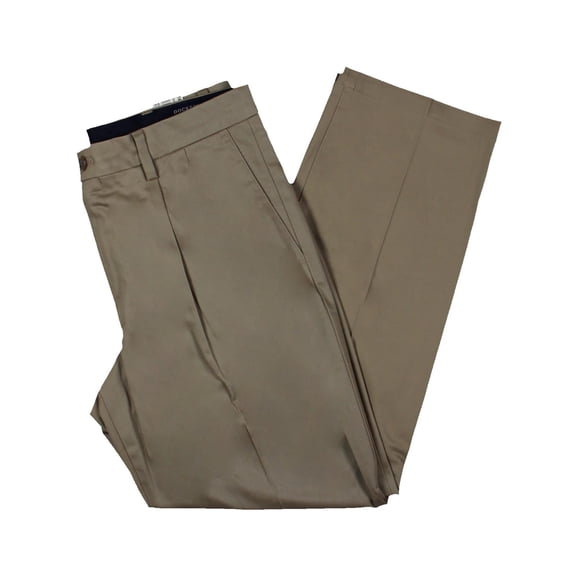 Dockers Mens Pleated Cotton Khaki Pants