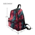 thumbnail image 3 of FORMRS Kids School Backpack with Front Zippered Pocket 12" Student Travel Daypack, Vibrant Green Tartan Pattern, 3 of 6
