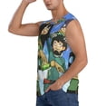 thumbnail image 3 of My Hero Academia Boku Men's Tank Top Lightweight Summer Sleeveless Tee Shirt Muscle Tank Tops Workout T-Shirts Casual Athletic Undershirts, 3 of 7