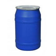 Eagle Manufacturing 1656MBBG 55 Gallon Straight-sided Drum with Metal Band & plastic Lid with Bungs.