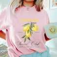 thumbnail image 3 of Limoncello Social Club T-Shirt – Limited Edition Capri-Inspired Lemon Design, Elegant Italian Summer Tee for Foodies, Cocktail Lovers, and Mediterranean Fashion Fans, 3 of 7