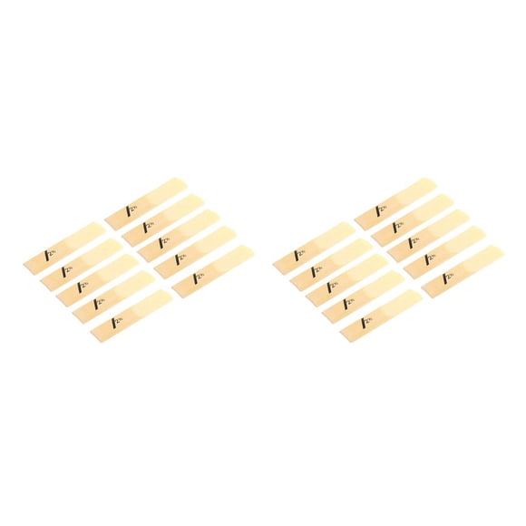 Eigraketly 10 unids/pack cañas de saxofón saxo alto tradicional Tipo 1 2piezas
