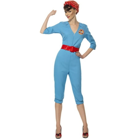 1940s Factory Girl Adult Costume Costume