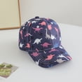 thumbnail image 4 of Kids Wide Brim Sun Hat With Cartoon Dino Print For And Fall Casual Baseball Cap For Everyday Wear, 4 of 5