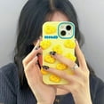 thumbnail image 4 of Kawaii Phone Cases Apply to iPhone 14 Pro Max,Cute Cartoon Cheese Phone Case Unique Fun Cover Case 3D, 4 of 5
