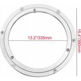 thumbnail image 2 of Aluminum Alloy Tray, Heavy Duty Tray, Rotating Bearing Tray, Round Dining Table, Smooth Swivel Tray, 16 Inch, 2 of 5