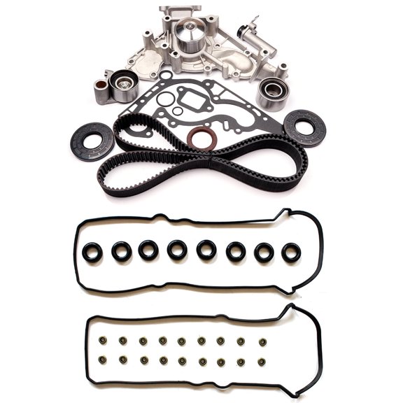 ECCPP Timing Belt Water Pump Kit and Head Gasket Sets,Automotive Replacement parts Fits 1998-2007 Fit for TOYOTA Fit for LEXUS 4.3L DOHC 32V 3UZFE/4.7L 2UZFE