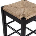 thumbnail image 4 of Boraam Tabouret de Bar Carré Rush en Noir, 4 of 5