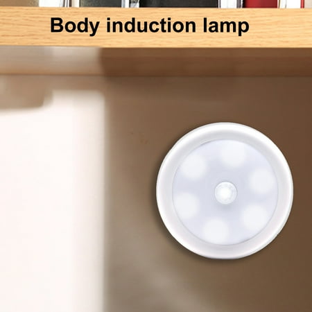 

WindC 6Pcs Motion Sensor Light Battery Operated 35LM 1W Wireless LED Night Light for Staircase