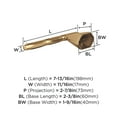 thumbnail image 6 of Amerock St. Vincent Champagne Bronze Single Post Toilet Paper Holder, 6 of 8