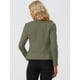 thumbnail image 4 of Chaqueta de gamuza sintética Allegra K Verde Oliva M, 4 of 5
