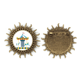 thumbnail image 1 of Amazing Funny Park Carousel ilustración Pin de gancho de metal vintage con forma de sol Unbranded M, 1 of 3