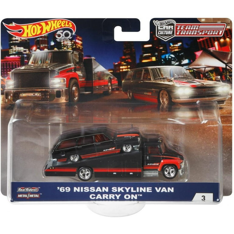 Hot Wheels '69 Nissan Skyline Van & Carry On Collector Hot Wheels '69 Nissan Skyline Van & Carry On Collector
