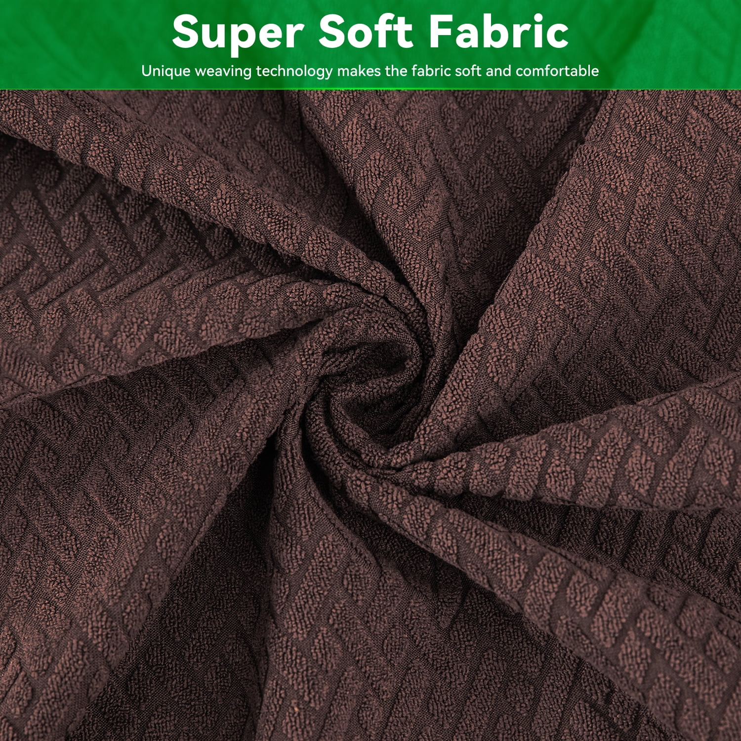 100% Waterproof Sofa Cover, Washable Sectional Couch Cover, Stretch Jacquard Sofa Slipcover, Furniture Protector for Kids, Pets, Dog and Cat (Brown, XL Sofa, 4 Cushion)