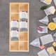 thumbnail image 2 of Caja de madera para guardar bolsitas de té, organizador de sobres de azúcar para armarios, 2 of 6