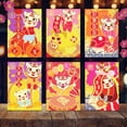 thumbnail image 3 of Coofit 2022 Enveloppe Rouge Chinoise de Poche Dessin Animé 18 Pcs Tigre Rouge Enveloppe Argent Porte-Bonheur, 3 of 10