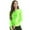 Fluorescent Green, variant on iiniim Women's Shiny Silky Long Sleeves T-Shirt Gym Top Yoga Shirts Casual Compression Workout Tops