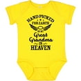 thumbnail image 3 of Inktastic Handpicked for Earth by My Great Grandma in Heaven Boys or Girls Baby Bodysuit, 3 of 5